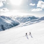 snow trekking in mountain